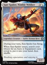 Sun-Spider, Nimble Webber - MASP MTG - Light Play