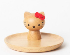 Sanrio Hello Kitty Natural Wood Accessory Stand Japan NEW Sanrio Characters