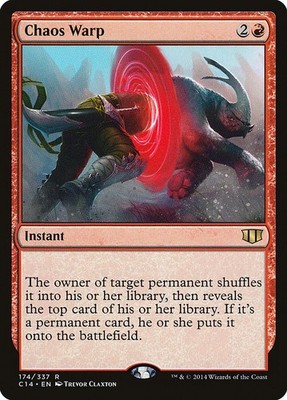 MTG Chaos Warp  - Commander 2014 #174