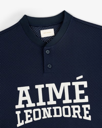 Aime Leon Dore Mesh Batting Practice Jersey size Large Navy - Afbeelding 2 van 4
