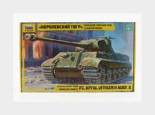 1:35 ZVEZDA Tank Pz. Kpfw. Vi Tiger Ii Ausf. B Military 1945 Kit ZS3616 MMC