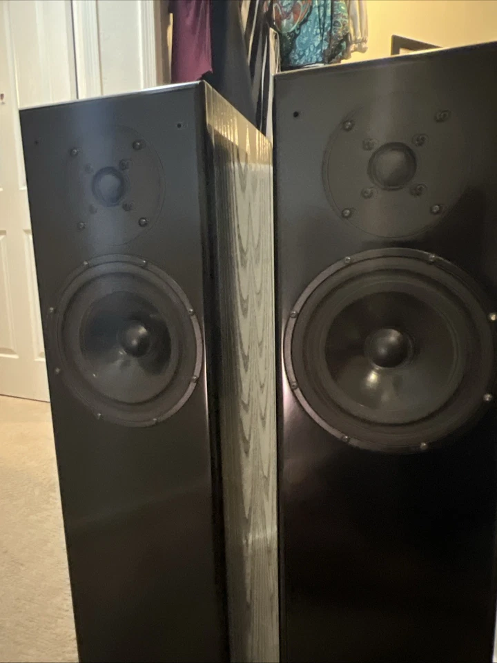 Beautiful Vienna Acoustics Bach Floor Speakers  Wood Austrian Mint - Image 3 of 4