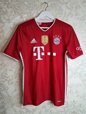 2020-21 Bayern Munich Home Football Shirt Lewandowski #9 Yourh 15-16 Years 176 