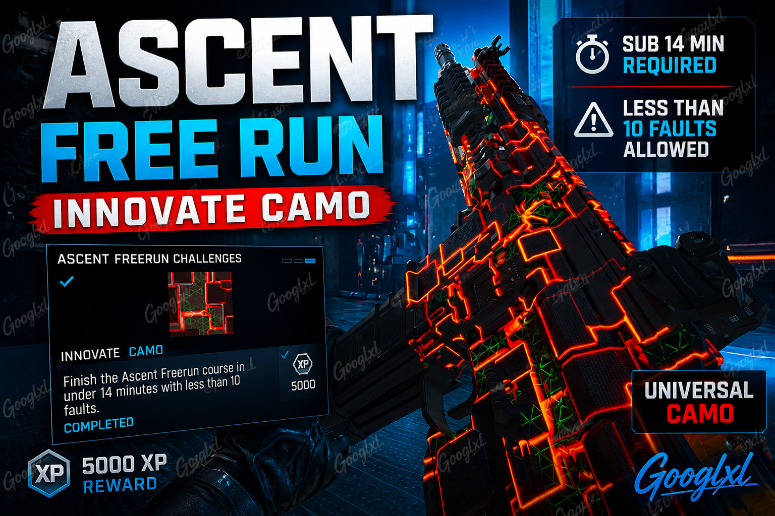 Ascent Free Run Innovate Universal Camo FAST Black Ops 7 BO7 Multiplayer