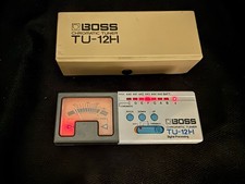 Vintage BOSS TU-12H Chromatic Tuner Tested Working Needs 9 Volt Battery