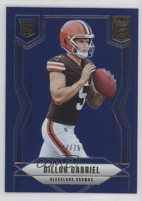 2025 Panini Donruss Elite Rookies Blue 47/75 Dillon Gabriel #151 Rookie RC 1w9