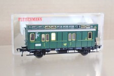 FLEISCHMANN 5050 DR Grüner Postwagen Old Time Lokalwagen 1117 Ansbach