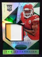 2015 Chris Cooley Certified New Generation Green RC 3-CLR SWATCH...3/5...Chiefs