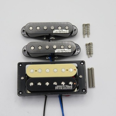 1 Set Wilkinson SSH Guitar Humbucker Pickup Alnico 5 Black Set For LP SG ST Elec