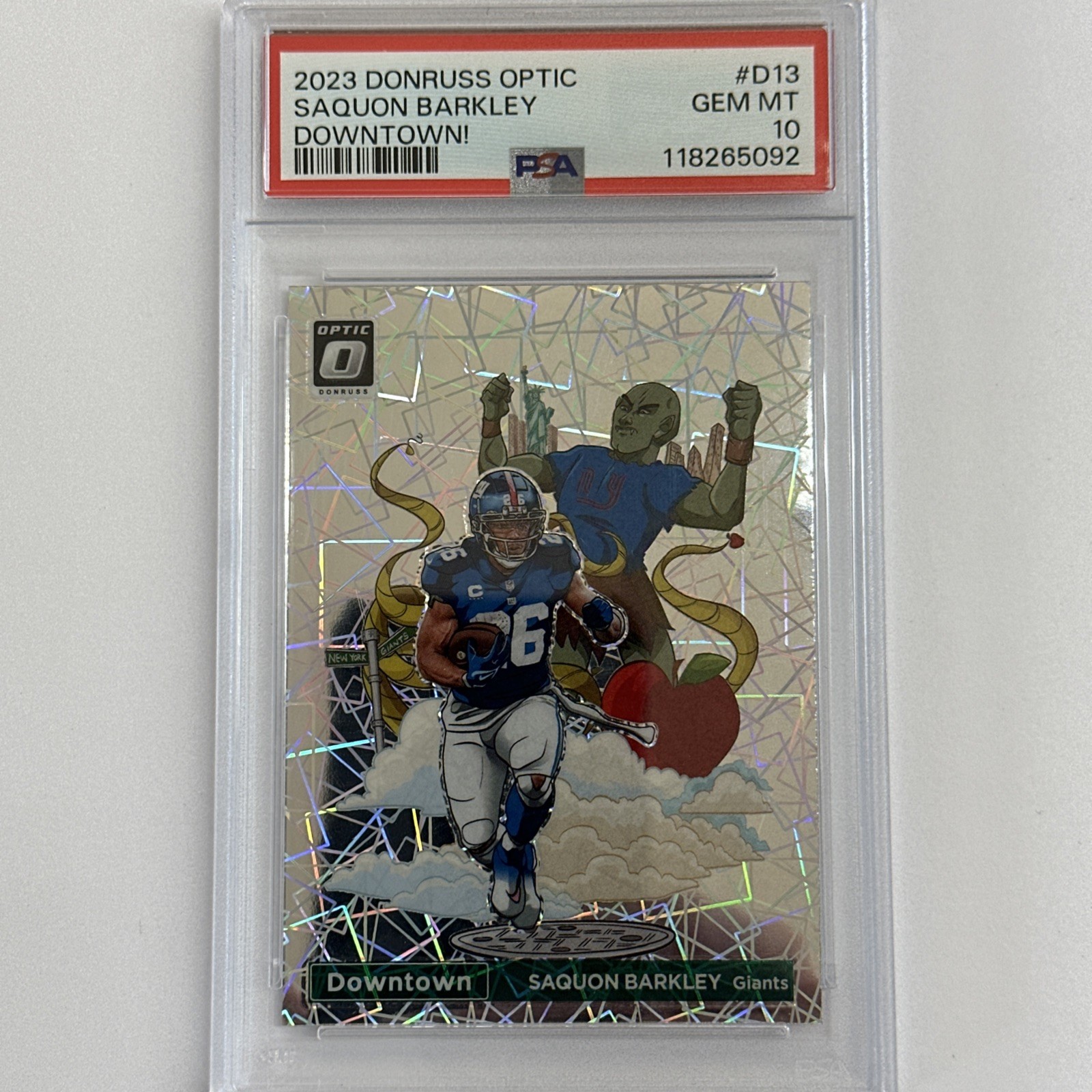 2023 Panini Donruss Optic - Downtown Saquon Barkley #D-13