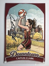 Caitlin Clark Downtown Original Fan Art Print Indiana Fever WNBA Basketball