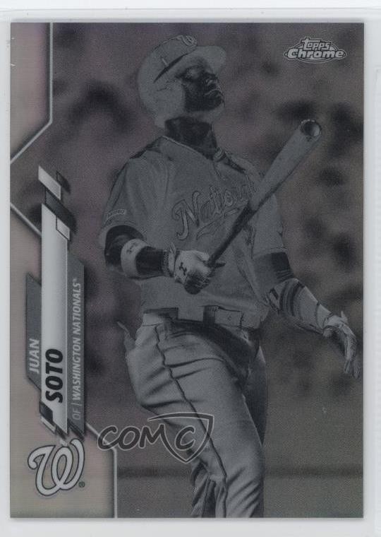 2020 Topps Chrome Negative Refractor Juan Soto #12 1f1v
