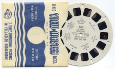 Alaska Skagway White Pass West Taku Arm 1940's View-Master Reel 303