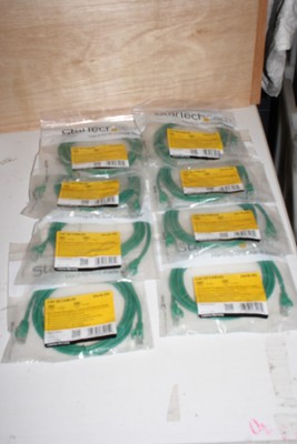8 x StarTech - 2 m grün Cat5e Snagless RJ45 UTP-Patchkabel - KOSTENLOSER VERSAND AUF DAS UK-FESTLAND