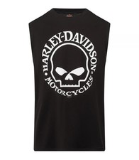 Harley-Davidson Herren WillieG Sleeveless Dealer Muskelshirt Anthrazit I40291849