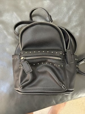 Black Leather Backpack