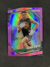 2025 Panini Prizm #391 Arian Smith Pink New York Jets