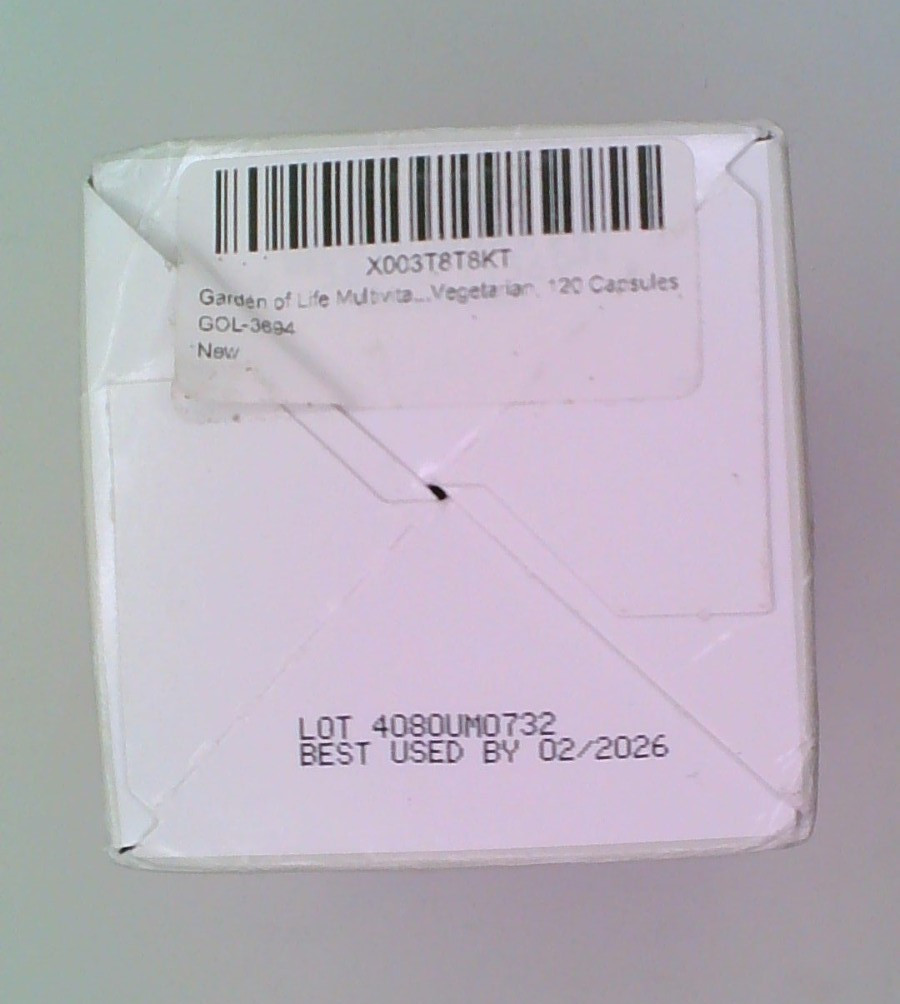Garden of Life Vitamin Code 50 & Wiser Men Multivitamin 120ct 02/26