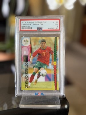 panini 2006　ロナウド　cr7　World Cup　パニーニ 　W杯 2006 Panini FIFA World Cup Germany - Cristiano Ronaldo #169 PSA 7