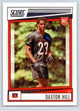 2022 Panini Score #366 Daxton Hill Cincinnati Bengals Football Card RC