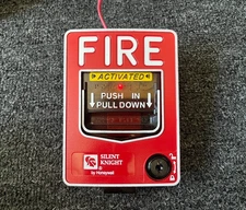 Silent Knight SK-PULL-DA Addressable Fire Alarm Pull Station USED TESTED