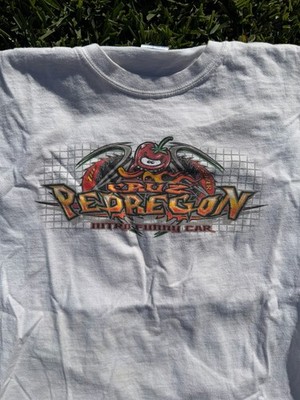 Gildan Ultra Cotton Cruz Pedregon NHRA Funny Car Racing T-Shirt White Men's