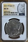 2023 Morgan Silver Dollar NGC MS70 with OGP and CofA 0.859oz of 0.999% silver.