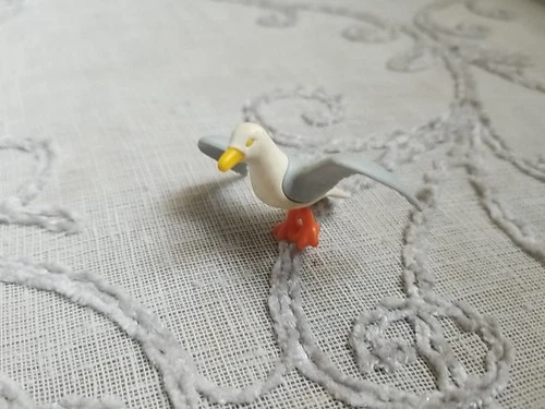 Playmobil seagull-bird-pirate island-fishing boat-fishing port-beach Figure Vtg