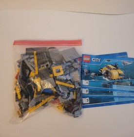 Lego City 60093 Deep Sea Helicopter - Complete Set(No box)