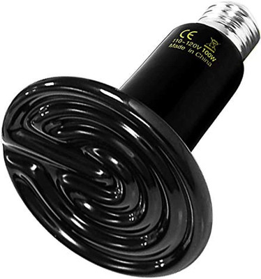 Reptile Heat Lamp 100W Ceramic Heat Emitter, No Light Emitting Heat Bulbs for Am