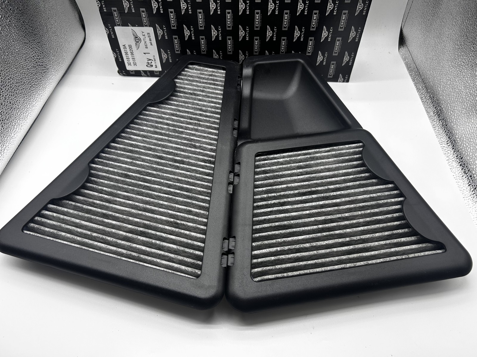 Bentley Continental GT 2003-2020 Left Cabin air filters Set P/N 3D1819619A