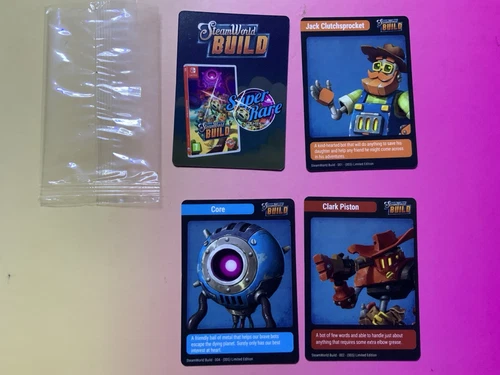 Steam World Build Super Rare Games SRG Trading Card Set Nintendo