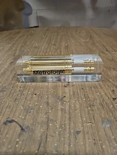 Vintage Metrologic Instruments Metrologic Laser Part Encased In Lucite 