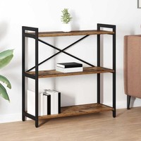 BüCherregal 80 X 30 X 85 Cm Holzwerkstoff Altholz
