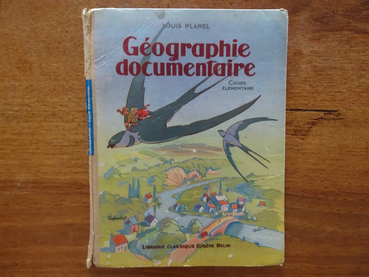 Découvrons le monde, Géographie cours élémentaire, 1955 - manuels de géographie, livres d'image, France de 1955