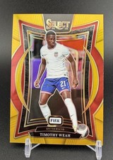 2024-25 Panini Select Terrace Timothy Weah #99 Gold Prizm /10 USMNT