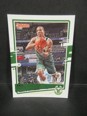 2020-21 Panini Donruss ERIC BLEDSOE Bucks PRESS PROOF #171 51/349