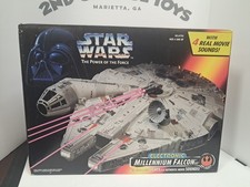 Star Wars  The Power of The Force - Electronic Millennium Falcon - Kenner - 1995