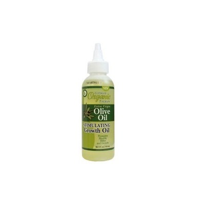 2x Ultimate Organic Therapy Natives Olivenöl Extra Stimulierendes Wachstum Öl 4oz