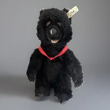 Steiff Black Bear Cub 1990 Limited Ed  FAO Swartz 10”