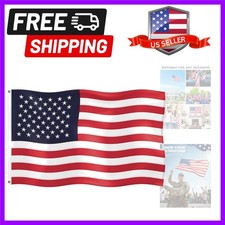 American Flag 3x5 Ft for Outside, Heavy Duty TearProof  Waterproof 420D Fla...