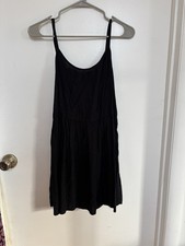 women’s american eagle open back sundress black size m
