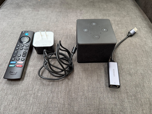 Amazon Fire TV Cube 3rd Gen GA5Z9L HDMI Wi-Fi 6E 4K HD Alexa Ethernet Adapter