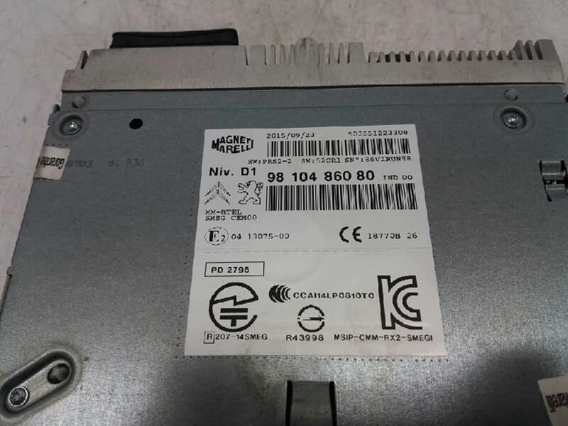 9810486080 sistema navegación gps para CITROEN C4 GRAND PICASSO II 2014 3385505 - Imagen 4 de 4