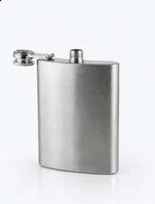 Stainless Steel Liquor Pocket Hip Flask Alcohol Whiskey Screw Cap Flagon 7 10 oz