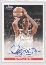 2008 Rittenhouse WNBA WNBA Champion Olympia Scott Auto 0b1