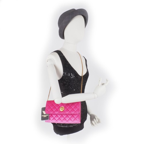 GIANNI VERSACE La Medusa Quilted Chain pelle di agnello + borsa da sera in... - Foto 17 di 17