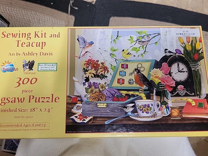 300 Piece Sewing Kit & Teacup