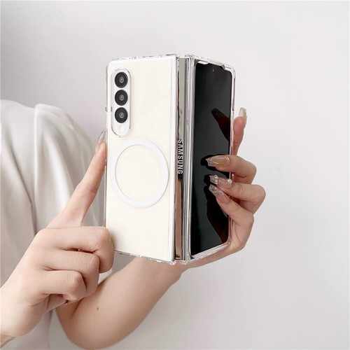 For Samsung Galaxy Z Fold6 5 4 3 Magnetic Case Shockproof Clear Ultra Slim Cover - Picture 13 of 23