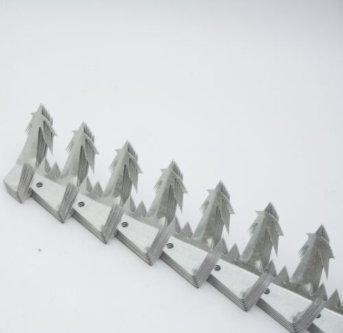 10PCS Security WALL SPIKES Anti Climb Spikes Fence Spikes 120CM Long Galvanized - Picture 7 of 11